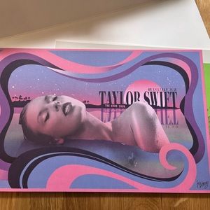 Taylor swift concert poster from LA